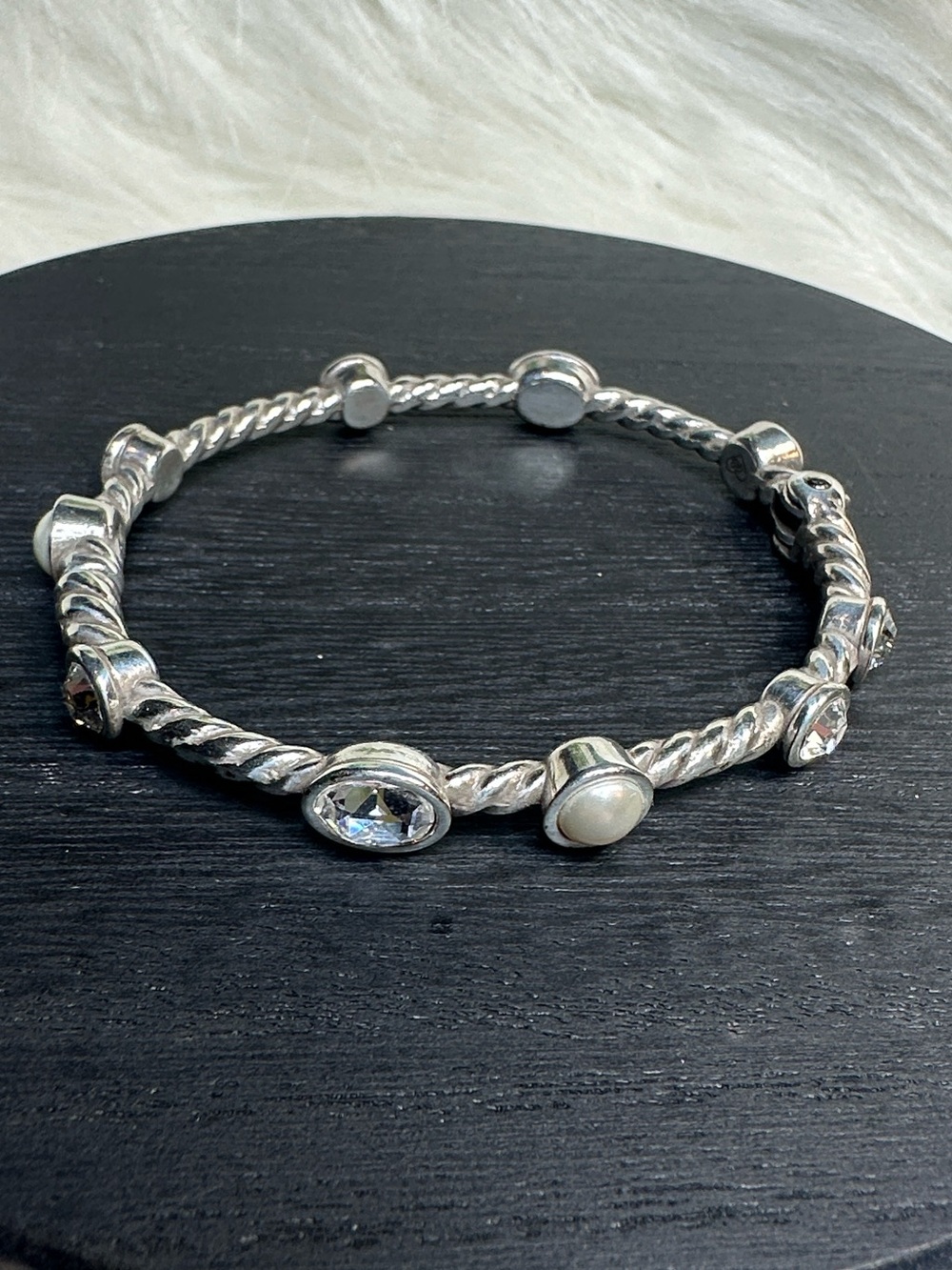 Brighton charm bracelet bangle silver “Monte Carlo”